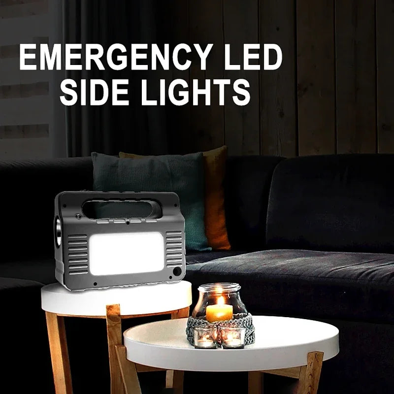 Portable Power Station Solar Lighting System with 3 Bulb 6W Solar Panel Outdoor Camping Power Bank Emergency Mobile Power Supply