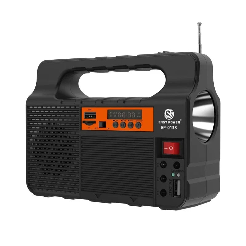 Portable Power Station Solar Lighting System with 3 Bulb 6W Solar Panel Outdoor Camping Power Bank Emergency Mobile Power Supply