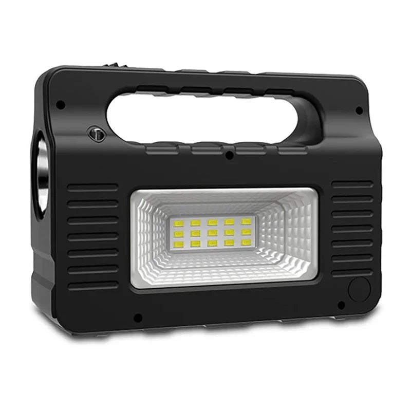 Système Solaire Multifonction – Éclairage LED, Radio FM, Recharge USB