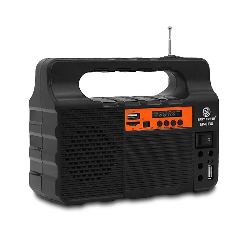 Portable Power Station Solar Lighting System with 3 Bulb 6W Solar Panel Outdoor Camping Power Bank Emergency Mobile Power Supply