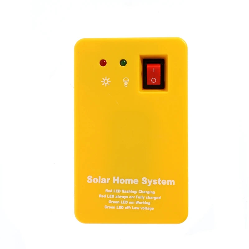 3pc/2pc Bulbs Solar Panel Camping Outdoor Lighting Kit Home DC System 4 in 1 Emergency and Mobile Phone Charger for Garden Night