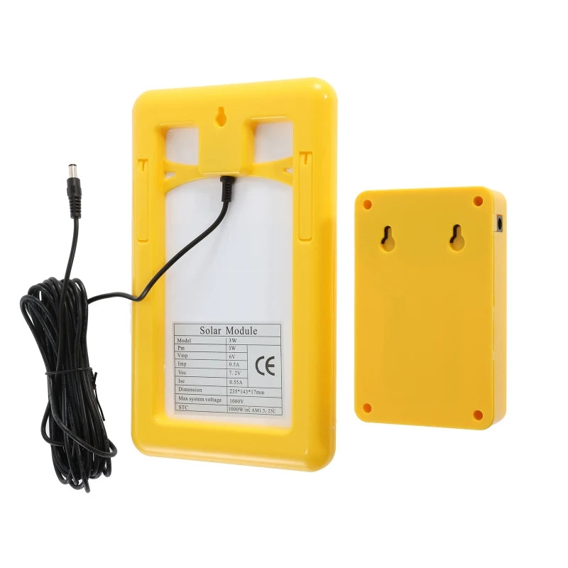 3pc/2pc Bulbs Solar Panel Camping Outdoor Lighting Kit Home DC System 4 in 1 Emergency and Mobile Phone Charger for Garden Night