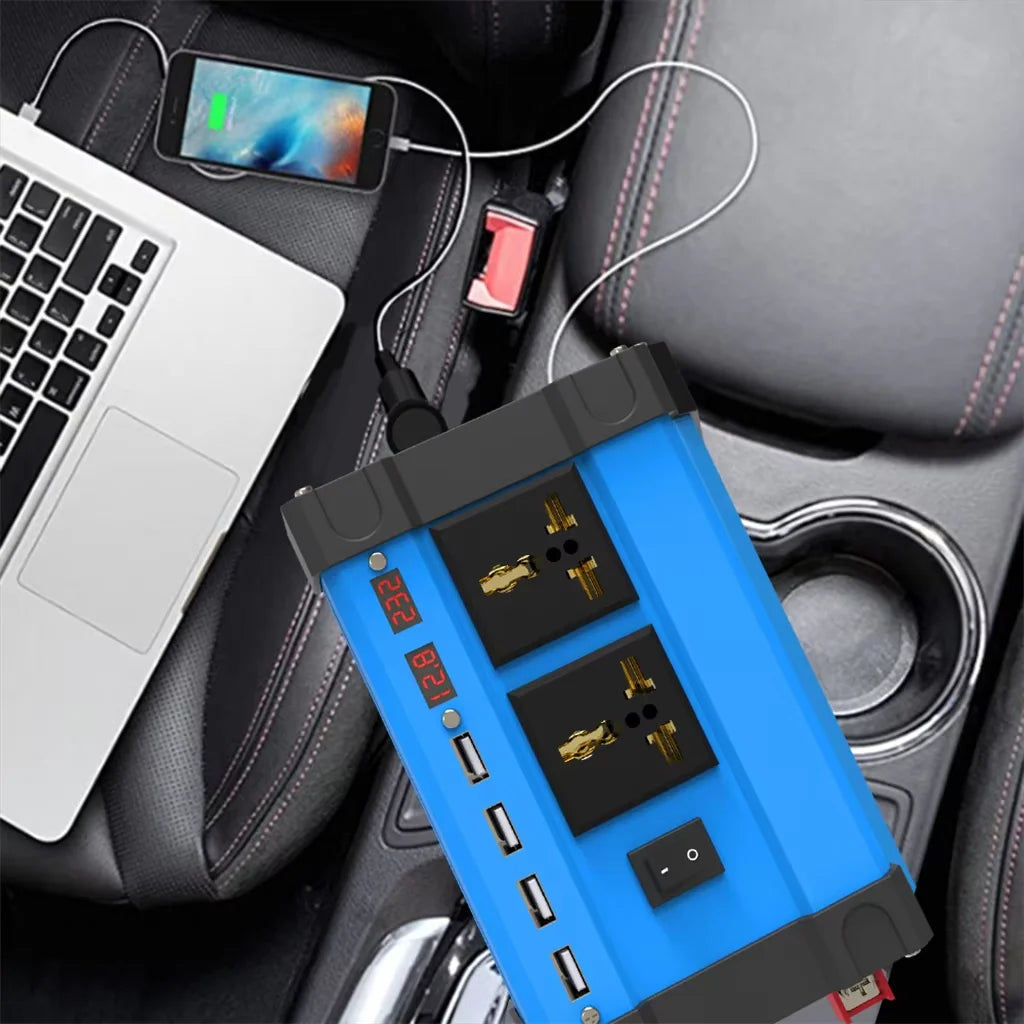 6000W Solar Inverter Kit 600W Solar Panel 100A Charge Controller 12V/110V/220V Off-Grid Power System